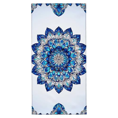 Strandtuch Mandala Mikrofaser Strandtuch XXL 90x180 cm Fitness Handtuch Schnelltrocknendes Badehandtuch Groß Strandhandtuch Sandfrei Leichtes Reisehandtuch Saunatuch für Strand Urlaub (Nordisch) Z-0 von Yarqzhng
