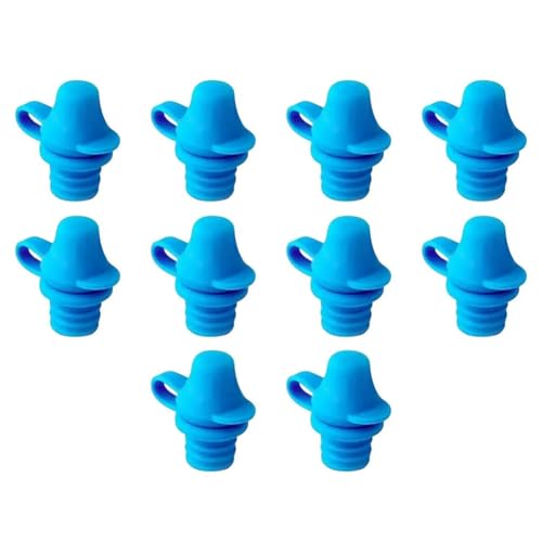 Yarryuter 10 Stück Tragbarer, Auslaufsicherer Flaschenaufsatz-Ausgießer Aus Silikon mit Auslaufsicherem Flaschenaufsatz-Ausgießer, Blau Yarryuter 10 Stück Tragbarer, Auslaufsicherer Flaschenaufsatz-Ausgießer Aus Silikon mit Auslaufsicherem Flaschenaufsatz-Ausgießer, Blau von Yarryuter