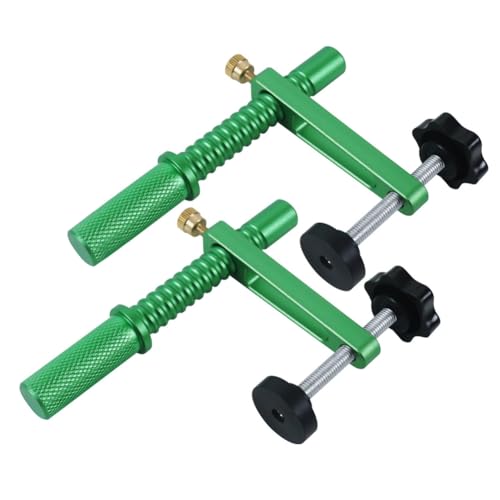 Yarryuter 2 Stück Bank-Hundeklemme, Hundelochklemmen für die Holzbearbeitung, Verstellbare Schnellspann-Hundeklemme Aus Aluminiumlegierung, 20 mm Yarryuter 2 Stück Bank-Hundeklemme, Hundelochklemmen für die Holzbearbeitung, Verstellbare Schnellspann-Hundeklemme Aus Aluminiumlegierung, 20 mm von Yarryuter