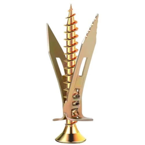 Yarryuter 200 Stück Verbesserte Selbstbohrende Wandankerschrauben, Premium-Trockenbauanker und Schraubensatz für Einfache Anwendung von Yarryuter