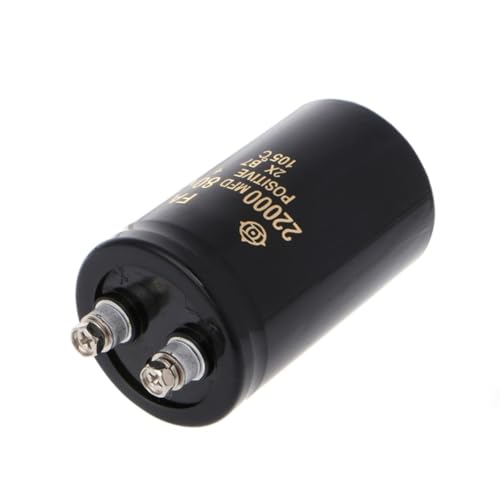 Yarryuter 2200 ΜF/80 V Hochleistungs-Elektrolytkondensator mit Bolzen, 50 X 80 mm Yarryuter 2200 ΜF/80 V Hochleistungs-Elektrolytkondensator mit Bolzen, 50 X 80 mm von Yarryuter