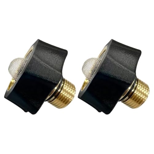 Yarryuter 2er-Pack 7112362 Hochdruck-Wasseranschlussfittings für Hochdruckreiniger mit 3/8"-Männlich- und 3/4"-Weiblich-Anschlüssen Yarryuter 2er-Pack 7112362 Hochdruck-Wasseranschlussfittings für Hochdruckreiniger mit 3/8"-Männlich- und 3/4"-Weiblich-Anschlüssen von Yarryuter