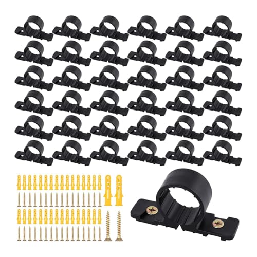 Yarryuter 50 Packrohrstütze Rohrklemmenaufhängung für PEX, Kupfer, CPVC -Rohr mit Schrauben 3/4 von Yarryuter