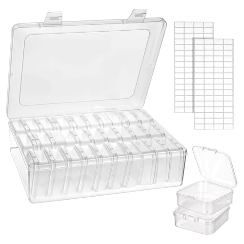 Yarryuter 62Pcs Perlenorganizer Aufbewahrungsbox für die Schmuckherstellung Perlenkästen Kleine Perlenorganizer Behälter Boxen für DIY Kunsthandwerk Yarryuter 62Pcs Perlenorganizer Aufbewahrungsbox für die Schmuckherstellung Perlenkästen Kleine Perlenorganizer Behälter Boxen für DIY Kunsthandwerk von Yarryuter