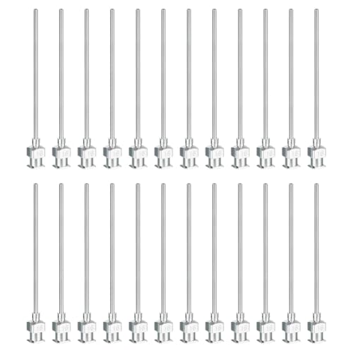 Yarryuter Dosiernadeln mit Stumpfer Spitze, 24 Stück 2 Edelstahl-Flüssigkeitsdosiernadeln mit Köderverschluss 16 G Yarryuter Dosiernadeln mit Stumpfer Spitze, 24 Stück 2 Edelstahl-Flüssigkeitsdosiernadeln mit Köderverschluss 16 G von Yarryuter