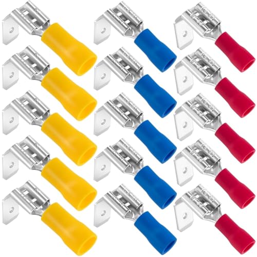 Yarryuter Flachstecker, Piggyback-Flachstecker-Sortiment, Halbisolierte Buchsen-/Stecker-Kabelcrimpanschlüsse, 22-10 AWG Yarryuter Flachstecker, Piggyback-Flachstecker-Sortiment, Halbisolierte Buchsen-/Stecker-Kabelcrimpanschlüsse, 22-10 AWG von Yarryuter