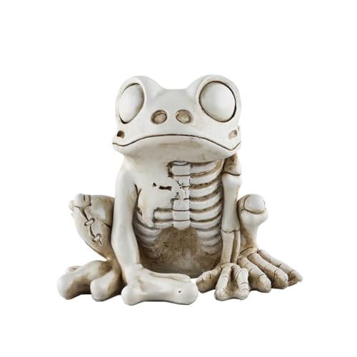 Yarryuter Froschskelett-Modell, Halloween-Tierskelett-Statue, Realistisches, Furchterregendes Tierskelett-, Ornamente Yarryuter Froschskelett-Modell, Halloween-Tierskelett-Statue, Realistisches, Furchterregendes Tierskelett-, Ornamente von Yarryuter