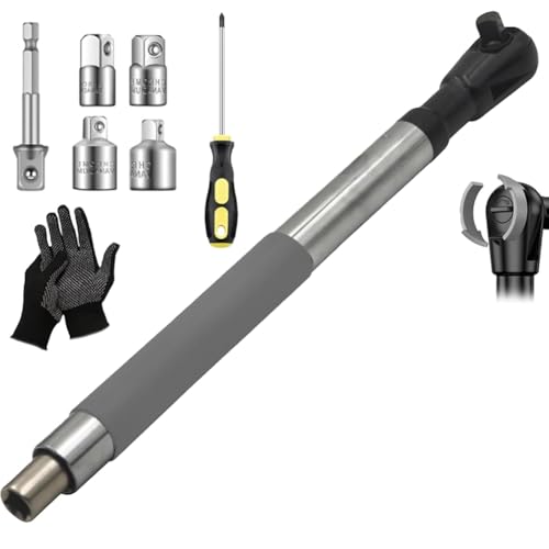 Yarryuter Für Den Elektrobohradapter 1/2-Offset-Verlängerungsschlüssel Umfasst 4 Konvertierungsadapter für Enge Bereiche Yarryuter Für Den Elektrobohradapter 1/2-Offset-Verlängerungsschlüssel Umfasst 4 Konvertierungsadapter für Enge Bereiche von Yarryuter