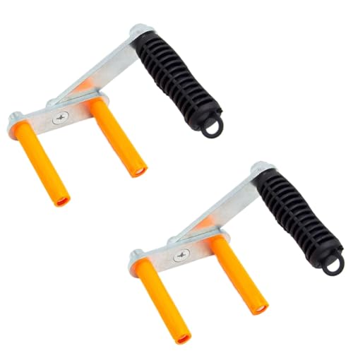 Yarryuter Greifer für Platten-, Paneel- und Sperrholzträger Stabiler Metallgreifer Ergonomischer Plattenträger Hebeträger 2 Stück von Yarryuter