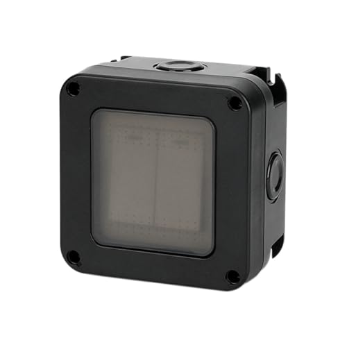 Yarryuter IP66 Wasserdichter Schalter Park Schwimmbad Anti-Regen Spritzwasser Industrieller Strom Wandschalter Wasserdichter Außenschalter B Yarryuter IP66 Wasserdichter Schalter Park Schwimmbad Anti-Regen Spritzwasser Industrieller Strom Wandschalter Wasserdichter Außenschalter B von Yarryuter