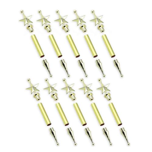Yarryuter Komplette 10 Set Weihnachtsbaumschmuck Holzkits für Saisonale DIY Hanging Dekorationen von Yarryuter