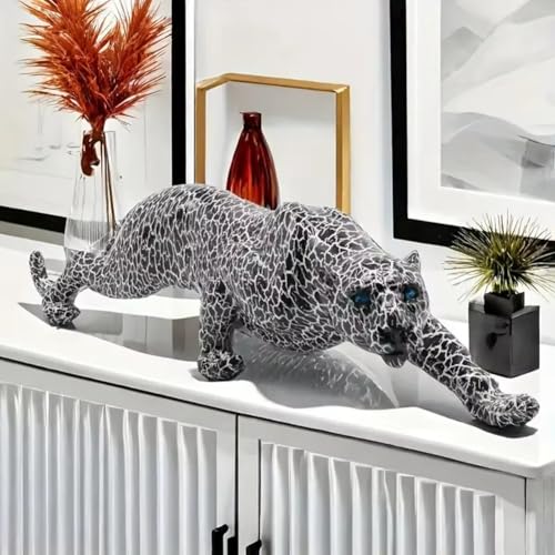 Yarryuter Leopardenharz Dekorative Skulptur Statue für Home Bar Wohnzimmer Arbeitszimmer Geschenk Modernde Yarryuter Leopardenharz Dekorative Skulptur Statue für Home Bar Wohnzimmer Arbeitszimmer Geschenk Modernde von Yarryuter
