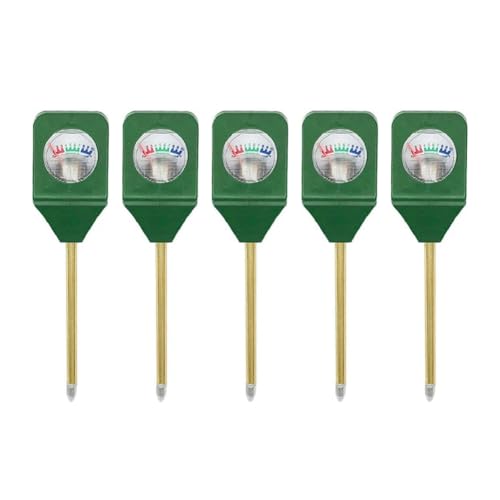 Yarryuter Mini-Bodenfeuchtemessgerät mit Metallsonde, Feuchtigkeitsanalysator für Gartenpflanzen und Blumen, Erkennungswerkzeug Yarryuter Mini-Bodenfeuchtemessgerät mit Metallsonde, Feuchtigkeitsanalysator für Gartenpflanzen und Blumen, Erkennungswerkzeug von Yarryuter