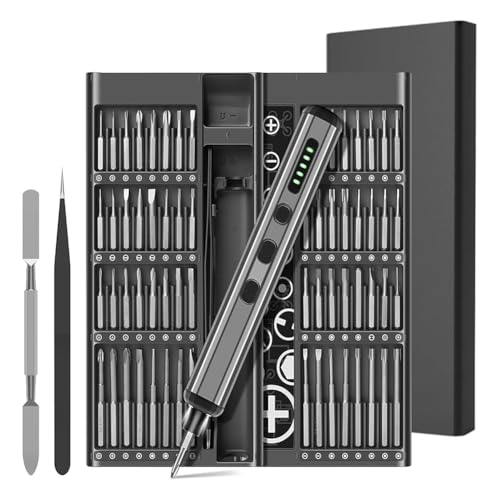 Yarryuter Mini-Elektroschraubendreher, 68-in-1-Präzisions-Elektroschraubendreher, Präzisionsschraubendreher-Set für PC von Yarryuter