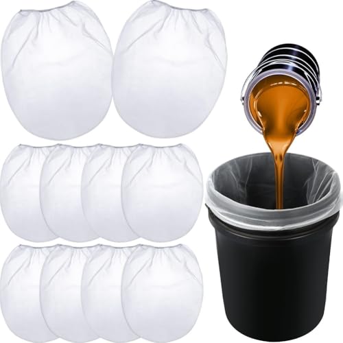 Yarryuter Nylonfilter für Flüssigkeiten und Gartennutzung 10-Pack Fine Mesh Sieb Beutel Passt 5 Gallonen-Eimer mit Dehnbarem Kordelkordel. Yarryuter Nylonfilter für Flüssigkeiten und Gartennutzung 10-Pack Fine Mesh Sieb Beutel Passt 5 Gallonen-Eimer mit Dehnbarem Kordelkordel. von Yarryuter