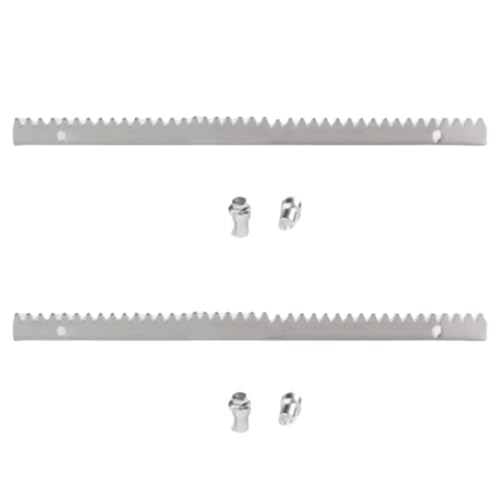 Yarryuter Verzinkter Stahlzahnstangen-Ritzel Zur Schiebetorantrieb, 50cm Metall-Reißverschluss-Verlängerung mit Schrauben Yarryuter Verzinkter Stahlzahnstangen-Ritzel Zur Schiebetorantrieb, 50cm Metall-Reißverschluss-Verlängerung mit Schrauben von Yarryuter