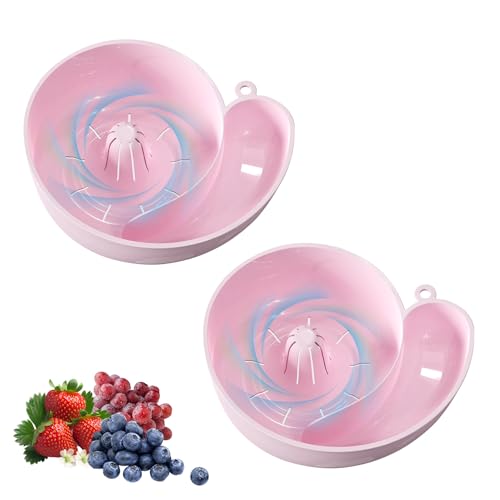 2 Stück Obst Waschschüssel, Automatischer Obstwascher, Multifunktionale Schnellspül und Trockenkorb, Küchensieb Schüssel, Obstsieb, Obst Ablaufkorb für Trauben Blaubeeren Kirschtomaten Kirschen 2 Stück Obst Waschschüssel, Automatischer Obstwascher, Multifunktionale Schnellspül und Trockenkorb, Küchensieb Schüssel, Obstsieb, Obst Ablaufkorb für Trauben Blaubeeren Kirschtomaten Kirschen von Yarteim