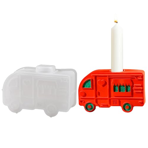 Camping Bus Silikonform Kerzenhalter, DIY Camping Bus Silikonformen Gießformen Kerzenhalter, Gießform Beton Kerzenhalter, Gipsformen Zum Gießen Campingbus Silikon Gießform Kerzenhalter für Stabkerzen Camping Bus Silikonform Kerzenhalter, DIY Camping Bus Silikonformen Gießformen Kerzenhalter, Gießform Beton Kerzenhalter, Gipsformen Zum Gießen Campingbus Silikon Gießform Kerzenhalter für Stabkerzen von Yarteim