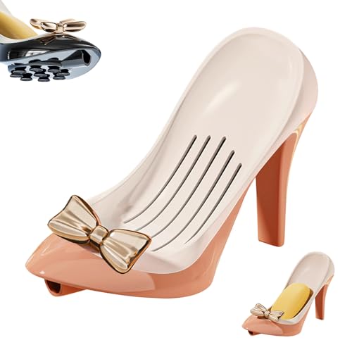 Seifenhalter mit Ablauf, Kreative High Heel Schuhförmige Seifenkiste Saugnapf Seifenschale, Wasserdicht Seifenbox für die Dusche, Küchenschwammhalter, Seifenschalen für Arbeitsplatte, Badewanne Seifenhalter mit Ablauf, Kreative High Heel Schuhförmige Seifenkiste Saugnapf Seifenschale, Wasserdicht Seifenbox für die Dusche, Küchenschwammhalter, Seifenschalen für Arbeitsplatte, Badewanne von Yarteim