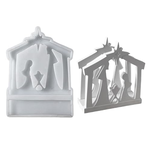 Silikonform Weihnachten Serviettenhalter, Silikonformen Gießformen Weihnachten Taschentuchbox, Gießformen Silikon Weihnachten mit Weihnachtsbaum, Schneeflocken und Krippe Silikonform Kerzenform Silikonform Weihnachten Serviettenhalter, Silikonformen Gießformen Weihnachten Taschentuchbox, Gießformen Silikon Weihnachten mit Weihnachtsbaum, Schneeflocken und Krippe Silikonform Kerzenform von Yarteim