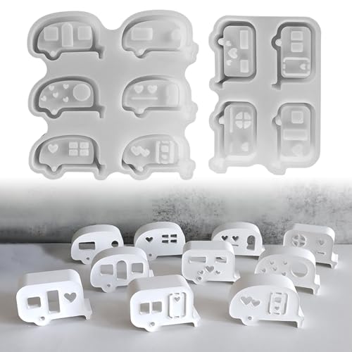 Silikonformen Gießformen,10 Stück Camping Bus Silikonform DIY Mini Camping Bus Gießform Gipsformen zum Gießen Gießformen Silikon Bus,Giessformen Silikon Bus für DIY Kerzen Deko, Gips, Handwerk Silikonformen Gießformen,10 Stück Camping Bus Silikonform DIY Mini Camping Bus Gießform Gipsformen zum Gießen Gießformen Silikon Bus,Giessformen Silikon Bus für DIY Kerzen Deko, Gips, Handwerk von Yarteim