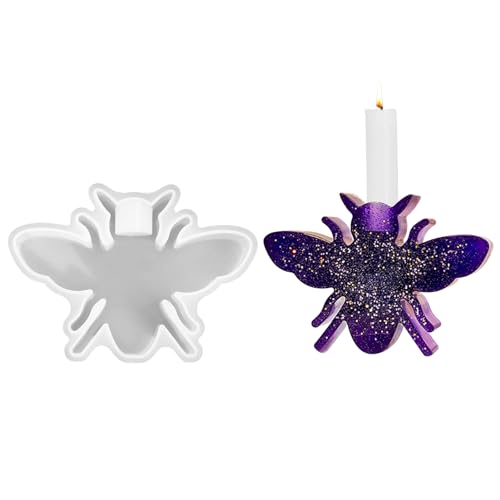 Silikonformen Gießformen Schmetterling Kerzenhalter, Silikonform Schmetterling Silikonform Kerzenhalter Biene Gießform Kerzenhalter, Gießformen Silikon Schmetterling für Handwerk, Gips, Kerzenständer von Yarteim