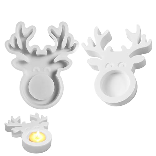 Silikonformen Gießformen Weihnachten, Silikonform Weihnachten Elch, Silikonform Kerzenhalter, Gießformen Silikon Weihnachten Elch, 3D Elch Silikon Gießform Kerzenhalter für Weihnachten Kerze Silikonformen Gießformen Weihnachten, Silikonform Weihnachten Elch, Silikonform Kerzenhalter, Gießformen Silikon Weihnachten Elch, 3D Elch Silikon Gießform Kerzenhalter für Weihnachten Kerze von Yarteim