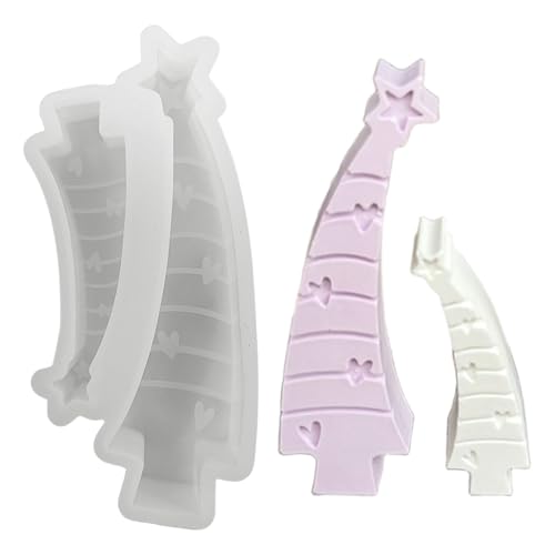 Silikonformen Gießformen Weihnachten,2 Stück Silikonform Weihnachten Silikonform Tannenbaum Gipsformen zum Gießen Gießform Tannenbaum Gießformen Silikon Weihnachtsbaum für DIY Weihnachtsdeko Handwerk von Yarteim
