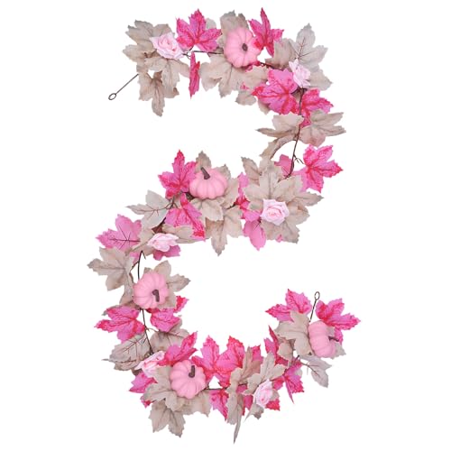 Yarteim Künstliche Herbstgirlande Ahornblätter, 175cm Herbst Girlande zum Aufhängen, Ahorn Blättergirlande Herbstblätter Girlande für Drinnen Draußen Halloween Erntedankfest Kamin Dekoration Yarteim Künstliche Herbstgirlande Ahornblätter, 175cm Herbst Girlande zum Aufhängen, Ahorn Blättergirlande Herbstblätter Girlande für Drinnen Draußen Halloween Erntedankfest Kamin Dekoration von Yarteim