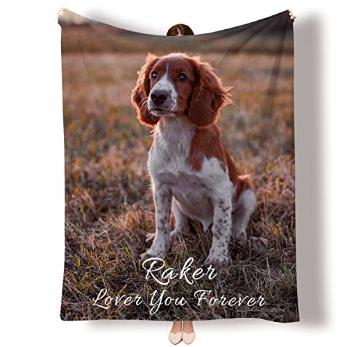 Yasion Personalisierte Decke Fotodecke Decke Mit Foto Beste Freundin Geschenke Personalisiert Geschenkg FüR Freundin MäNner Freundin Tochter Decke Mit äRmeln-YS724-1*Photo-1 von Yasion