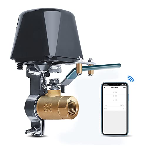 Yasorn Smart WiFi Wasserventil, Wasser-/Gasabsperrventil Sprachsteuerung Timing Controller Kompatibel mit Alexa Google Assistant Automatische Ventilfunktion mit iOS/Android Yasorn Smart WiFi Wasserventil, Wasser-/Gasabsperrventil Sprachsteuerung Timing Controller Kompatibel mit Alexa Google Assistant Automatische Ventilfunktion mit iOS/Android von Yasorn