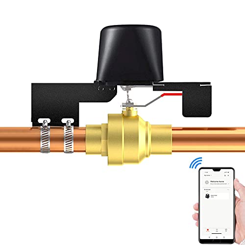 Yasorn Smart Wifi Water Valve Gas Shut Off Controller Automatically Remote Control Bluetooth Control Wireless Smart Sprinkler Controllers Works with Alexa and Google Assistant Yasorn Smart Wifi Water Valve Gas Shut Off Controller Automatically Remote Control Bluetooth Control Wireless Smart Sprinkler Controllers Works with Alexa and Google Assistant von Yasorn