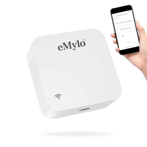 eMylo 5.0 Bluetooth & 3.0 ZigBee Gateway with IR Remote Function Wireless Remote Control Gateway Intelligent Bluetooth ZigBee WiFi Hub for Home Automation Compatible with Alexa, Google Home von Yasorn