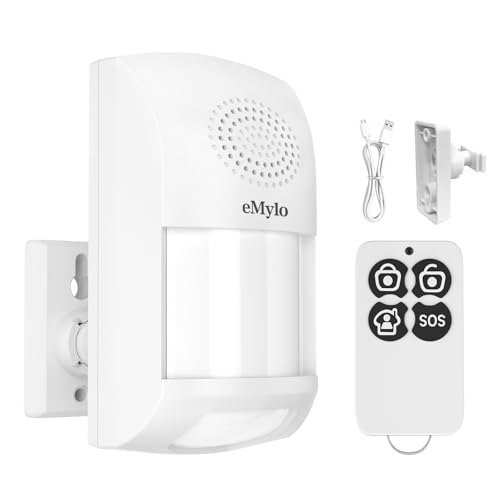 eMylo Motion Sensor Alarm, Home Security Alarm System mit Bewegungssensor Alarm, Indoor-Infrarot-Sensor, tragbare Türklingel, Alarm für Einbruch, Sicherheit, für Haus und Einkaufszentren (USB Powered) eMylo Motion Sensor Alarm, Home Security Alarm System mit Bewegungssensor Alarm, Indoor-Infrarot-Sensor, tragbare Türklingel, Alarm für Einbruch, Sicherheit, für Haus und Einkaufszentren (USB Powered) von Yasorn