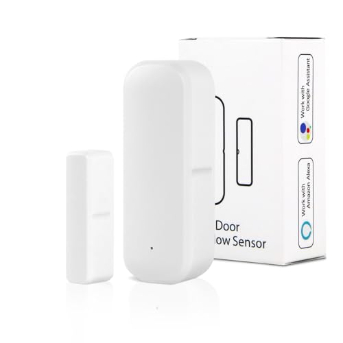 eMylo Smart Door Magnetic Sensor, WiFi Door & Window Intrusion Detection Alarm, Support Scene Linkage Setting/Support Alexa .Google Assistant, Apps Real Time Notification, Volume Adjustable, Timer. von Yasorn