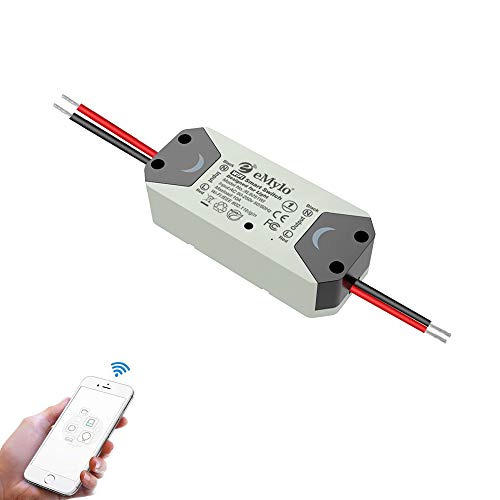 eMylo WLAN Schalter Universal Smart WiFi Lichtschalter Relaismodul Schalter Fernbedienung Timer Sprachsteuerung mit Alexa Echo, Google Assistant DIY Smart Home Unterstützung Android IOS APP 1PC eMylo WLAN Schalter Universal Smart WiFi Lichtschalter Relaismodul Schalter Fernbedienung Timer Sprachsteuerung mit Alexa Echo, Google Assistant DIY Smart Home Unterstützung Android IOS APP 1PC von Yasorn
