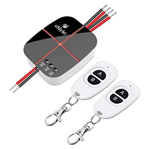 eMylo Smart Wifi RF-Schalter Drahtlose Fernbedienung Lichtschalter Relaismodul 2 Kanal 220V Home Automation Outlet Timer 90-250V 433Mhz kompatibel mit Alexa/Google Startseite für IOS Android von Yasorn