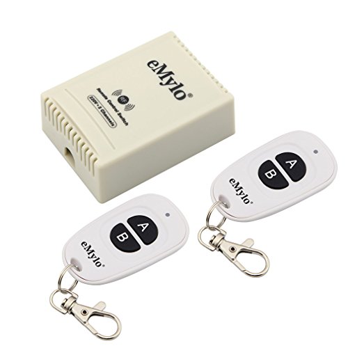 eMylo Smart Wireless 220 V Relais 1000 Watt RF Fernbedienung Schalter 433 Mhz Ein 2-kanal Mit Zwei Sender eMylo Smart Wireless 220 V Relais 1000 Watt RF Fernbedienung Schalter 433 Mhz Ein 2-kanal Mit Zwei Sender von Yasorn