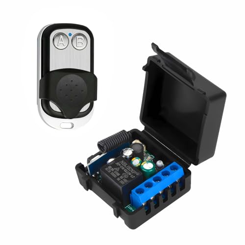 eMylo Wireless Remote Control Switch 220V 230V Switch, Switch Kit, 1 Way Relay Switch, 433Mhz Remote Switch, Switch with Transmitter, Wireless Switch Kit eMylo Wireless Remote Control Switch 220V 230V Switch, Switch Kit, 1 Way Relay Switch, 433Mhz Remote Switch, Switch with Transmitter, Wireless Switch Kit von Yasorn