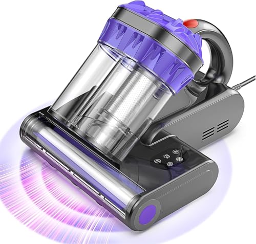 Yassol Milbensauger, Milbenstaubsauger mit UV-Licht & Heißluft für Matratzen, 16Kpa Saugkraft/99,9% Allergen-Entfernung/550W Doppeltasse Handstaubsauger für Matratzen, Sofa, Teppiche, Kinderbett Yassol Milbensauger, Milbenstaubsauger mit UV-Licht & Heißluft für Matratzen, 16Kpa Saugkraft/99,9% Allergen-Entfernung/550W Doppeltasse Handstaubsauger für Matratzen, Sofa, Teppiche, Kinderbett von Yassol