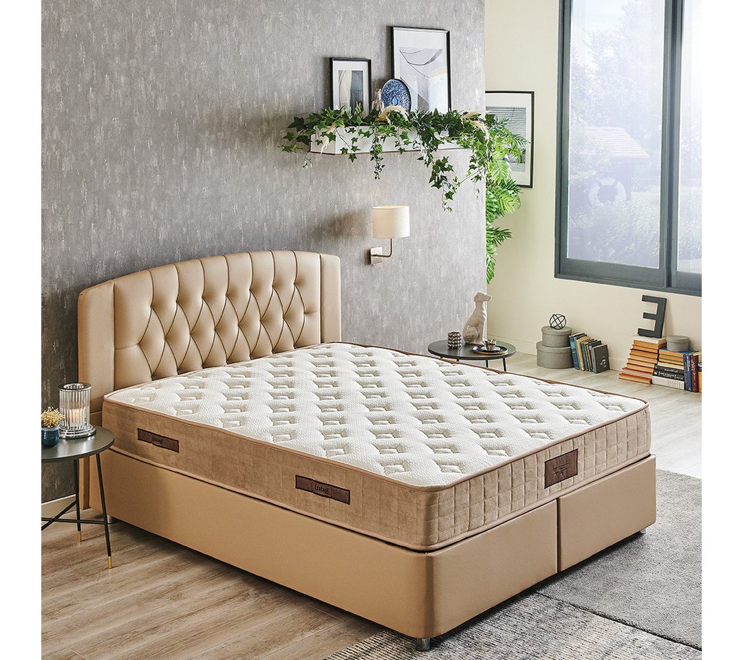 Bonnellfederkernmatratze Majestät Luxus, Matratze 90x200, 140x200 cm & weitere Größen, Yatas Bedding, 30 cm hoch, H3, wendbar, ergonomisch, atmungsaktiv von Yatas Bedding