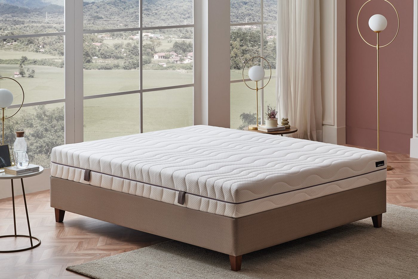 Komfortschaummatratze Royal Comfort 7, Matratze 90x200, 140x 200 cm & weitere Größen, Yatas Bedding, 22 cm hoch, 7-Zonen, H2 / H3, wendbar, ergonomisch, atmungsaktiv von Yatas Bedding