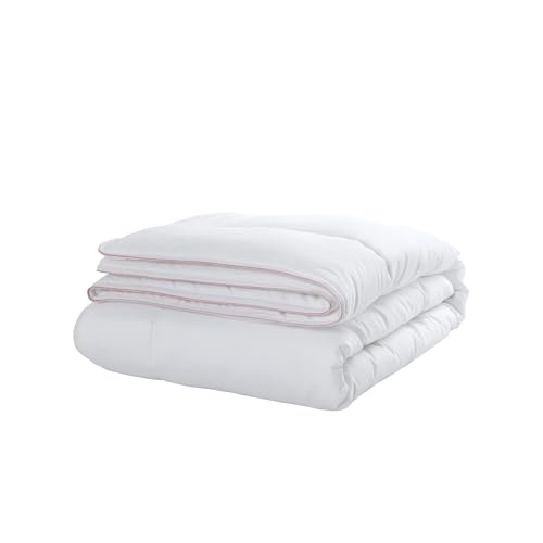 Yatas Bedding Lucent Bettdecke 135x200 cm – Leichte und Bequeme Decke für Einzelbett mit Silikonfaserfüllung, Ganzjahresdecke – Atmungsaktiv, Waschbar, In Rollverpackung für Einfachen Transport von Yatas Bedding