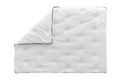 Yatas Bedding - Quallofi Air - Bettdecke 155x220 - Öko Tex-Zertifiziert – Bezug aus speziellen Mikrofaser -Atmungsaktive Schlafdeck-Kuschel Weich von Yatas Bedding