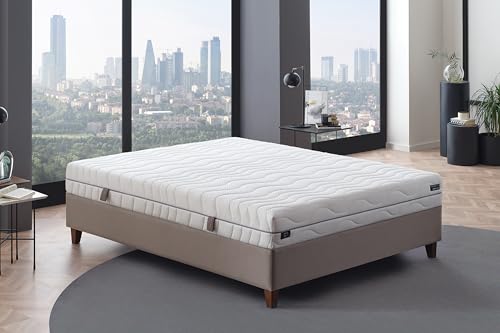 Yatas Bedding Royal Duo 7- atmungsaktiv - Matratze 140x200 - Öko Tex-Zertifiziert- H2,H3 -höhe 22cm-Taschenfederkernmatratze von Yatas Bedding