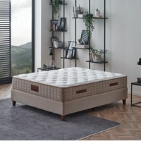 Yatas Taschenfederkernmatratze "Majestät Premium", (1 St.), 3 Härten System-Feder, unterstützt jede Körperform bis 120 kg von Yatas Bedding
