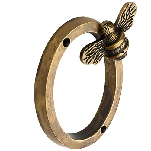 Yately Biene Hausnummer Zeichen, Klassischer Stil 0-9 Metall Hausnummer Zeichen, Hausnummern Für Außen, Adresse Zahlen Für Haus, Briefkasten-Nummern(Gold,0) von Yately