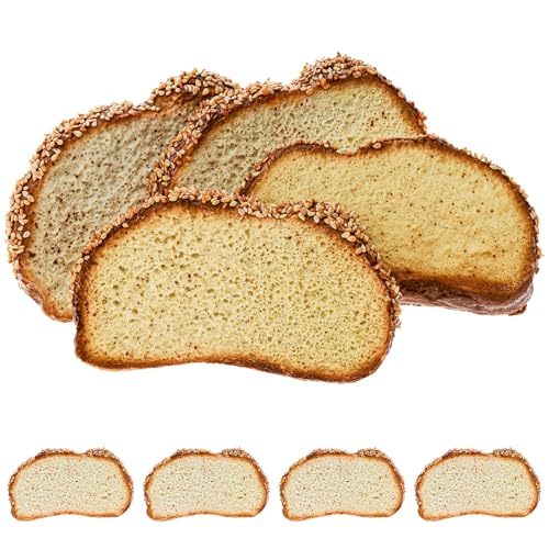 Yatinkim 4 Stück Simuliertes Künstliche Brot Satz Dekoration Lebensecht Fauxpas Laibchen Realistische Gefälschte Essen Sesam Toast Scheiben Zuhause Küchen Bäckerei Gaststätte Yatinkim 4 Stück Simuliertes Künstliche Brot Satz Dekoration Lebensecht Fauxpas Laibchen Realistische Gefälschte Essen Sesam Toast Scheiben Zuhause Küchen Bäckerei Gaststätte von Yatinkim