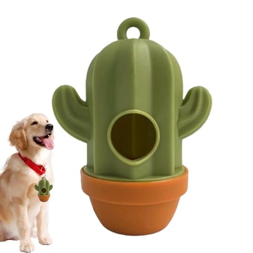 Yatlouba Halter für Hundekotbeutel, Spender für Hundekotbeutel | Kaktus-Abfallbehälter für den Außenbereich | Wiederverwendbare Kotbeutel, Hundekot-Auffangbeutel zum Wandern, Laufen, Outdoor von Yatlouba