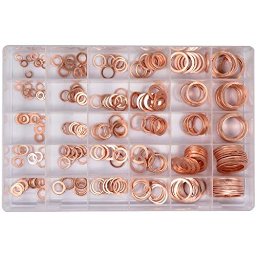 300 PCS COPPER SEALING RINGS (SOFT) von YATO